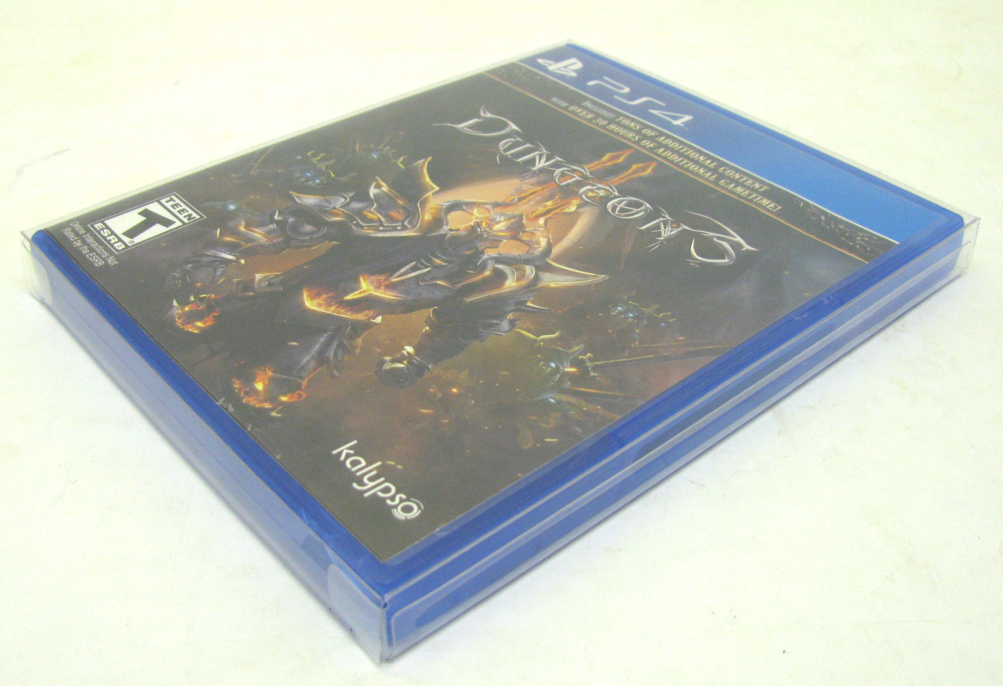 10X SONY PLAYSTATION PS4 CIB GAME -CLEAR PLASTIC PROTECTIVE BOX PROTECTORS CASE