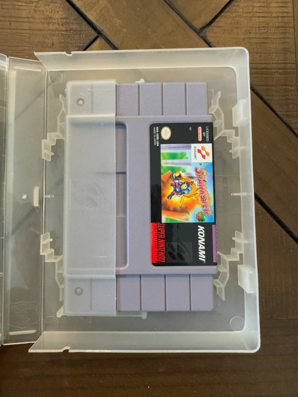 Sparkster snes & manual
