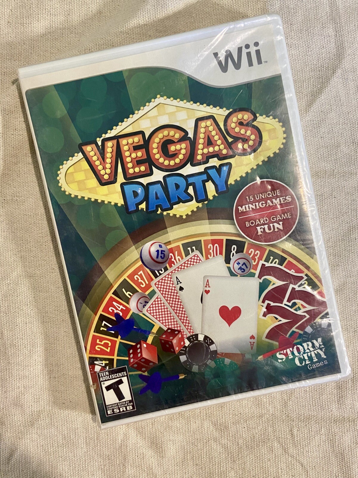 Vegas Party for Nintendo Wii, Brand New, Factory Sealed