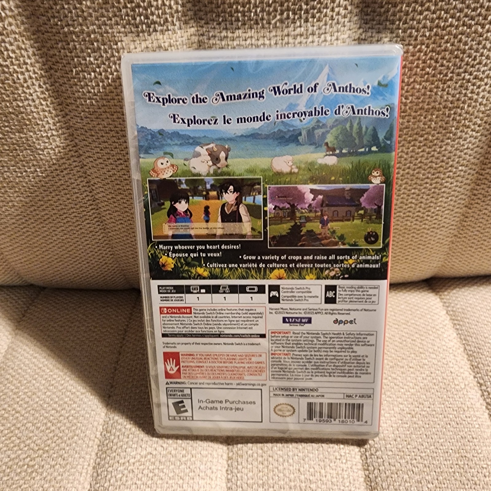 Harvest Moon: The Winds of Anthos Nintendo Switch Sealed