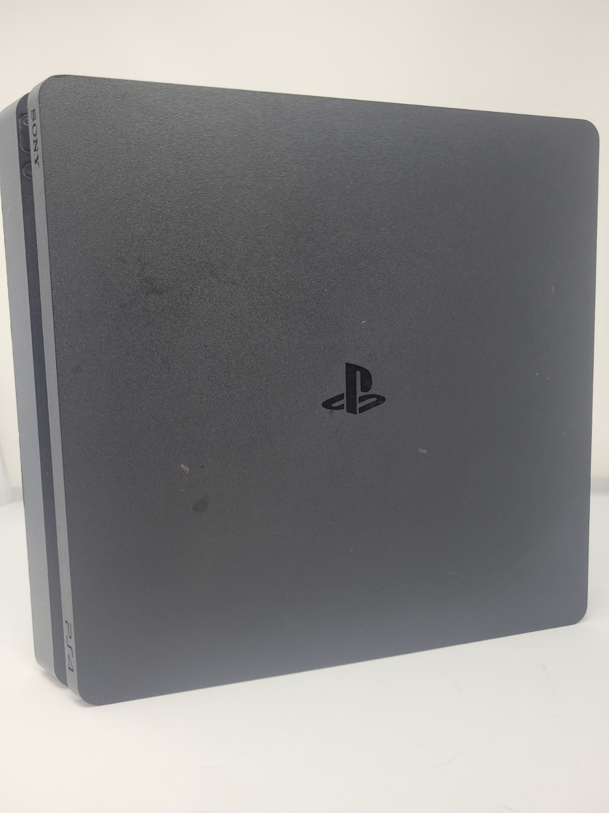 Sony PlayStation 4 Slim Original Black Works With Red Controller And 5 Games