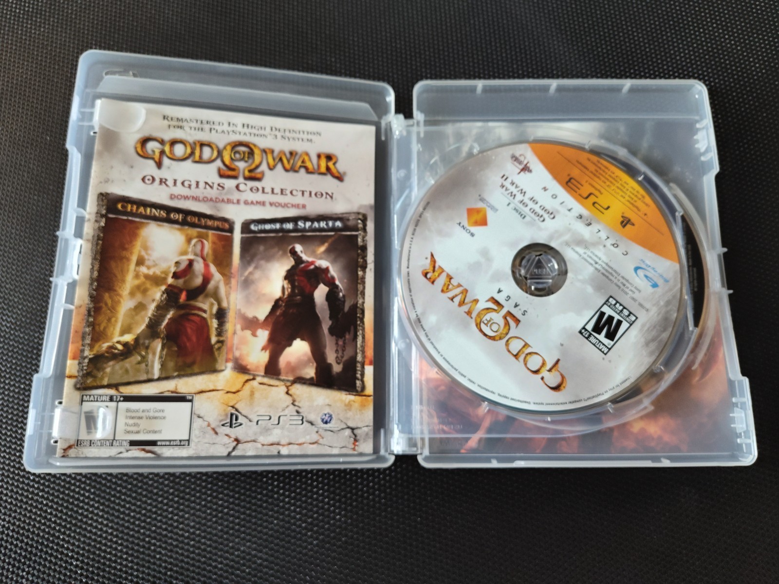 God of War Saga Collection PS3 (Sony PlayStation 3, 2012) CIB Complete Tested