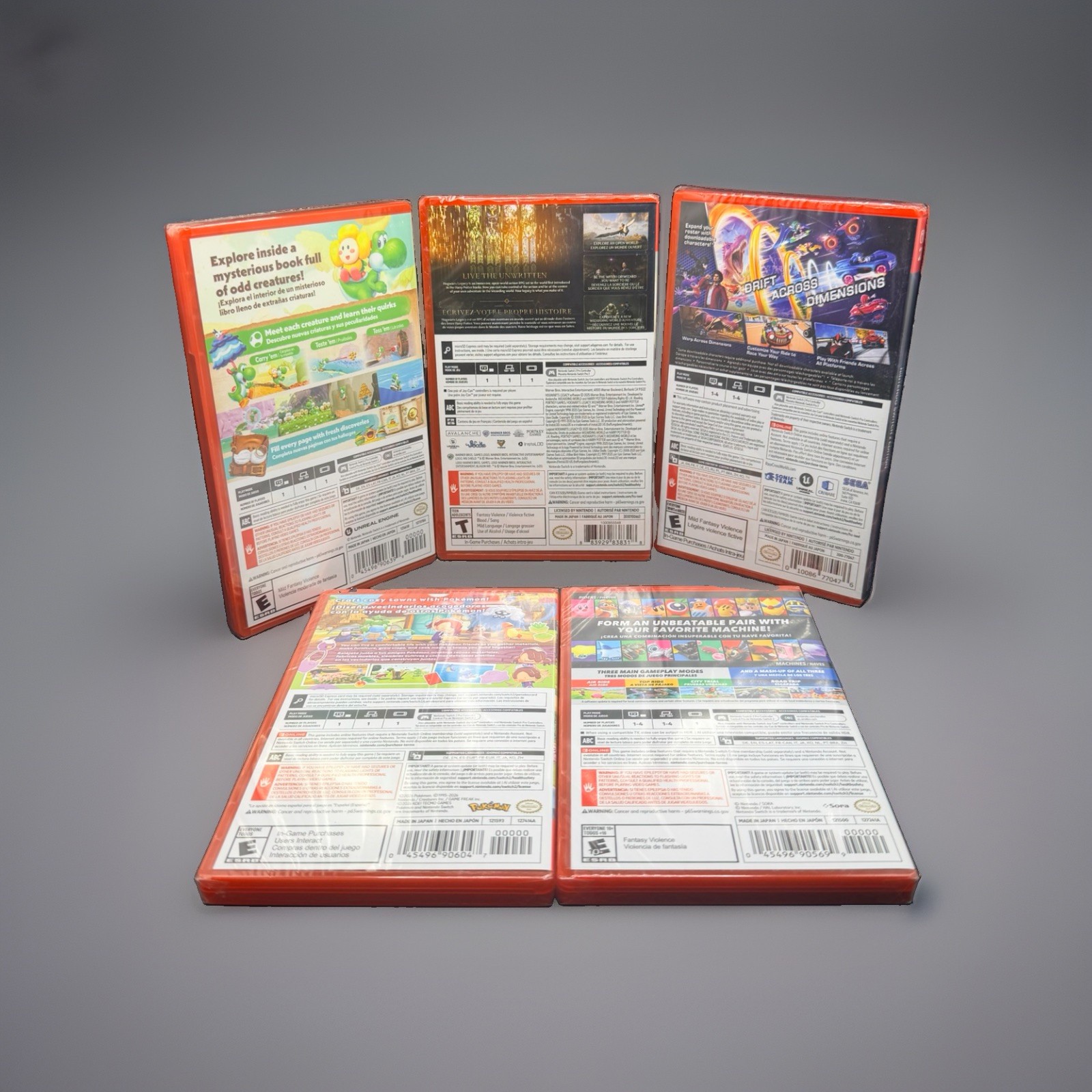 Pokémon Pokopia Hogwarts Sonic Kirby Yoshi Book Nintendo Switch 2 | Game Lot New