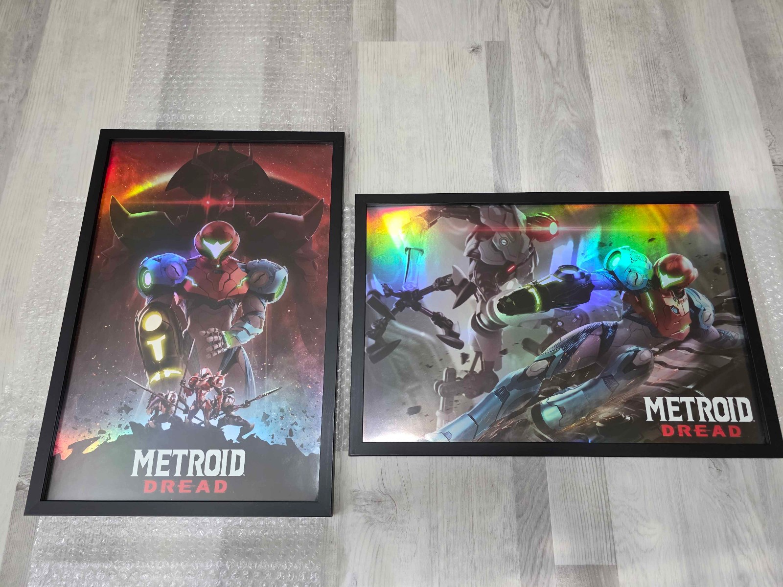Nintendo Metroid Dread Framed Holographic Poster Set of 2 – My Nintendo Rewards
