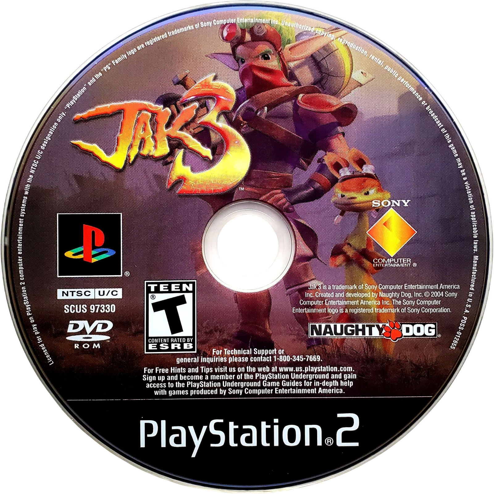 Jak 3 – Sony Playstation 2 Pristine Tested Authentic 180 Day Guarantee
