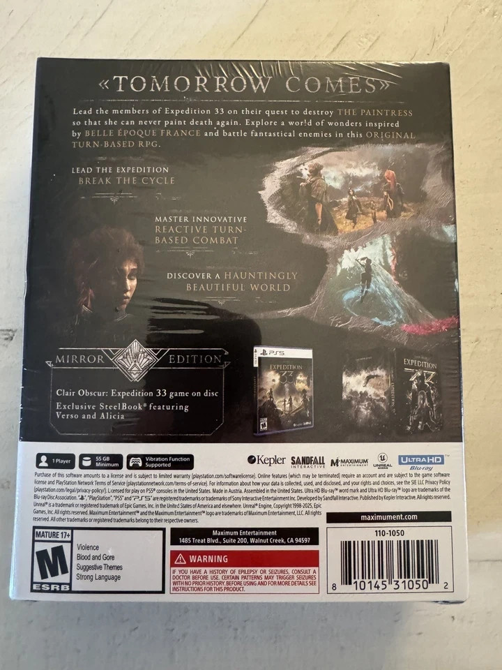 Clair Obscur: Expedition 33 Mirror Edition Exclusive Playstation 5 New Sealed