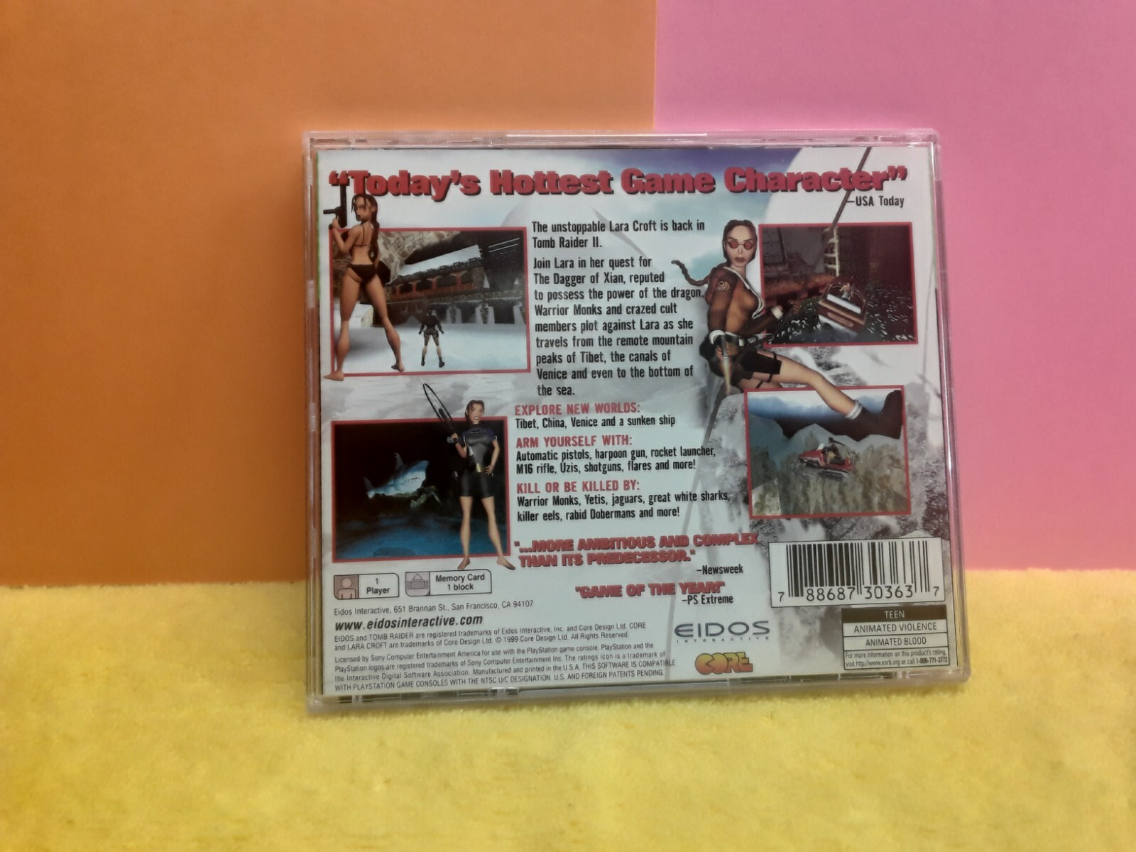 Tomb Raider II Starring Lara Croft (Sony PlayStation 1, 1997)