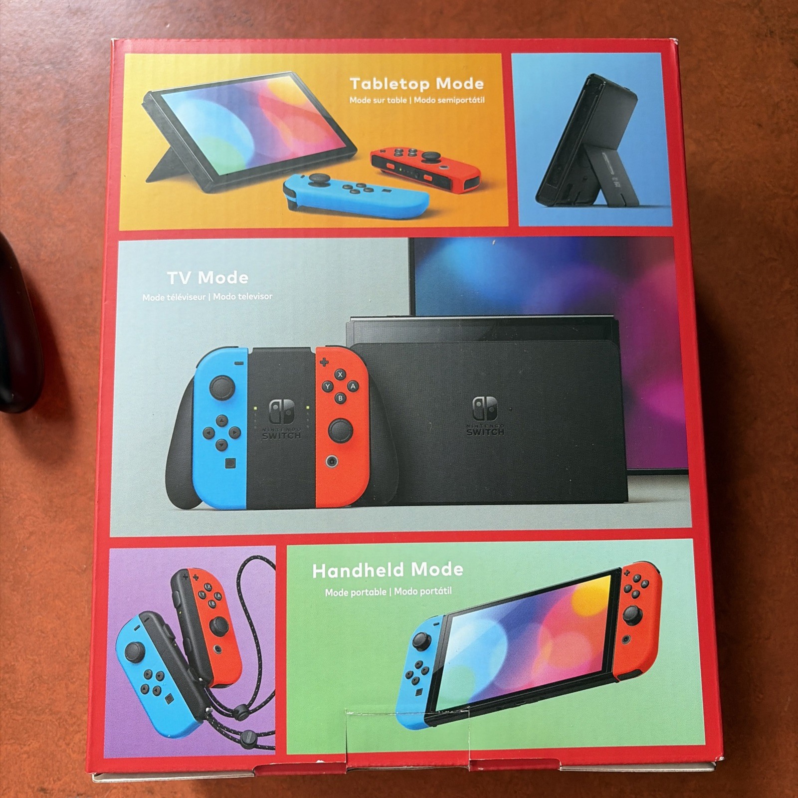 Nintendo Switch OLED 64GB Neon Blue Red Console Bundle – Near Mint – 3 JoyCons