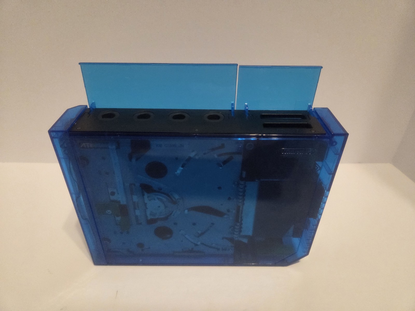 Nintendo Wii Blue Transparent Shell Home Console with Internet Browsing, USB