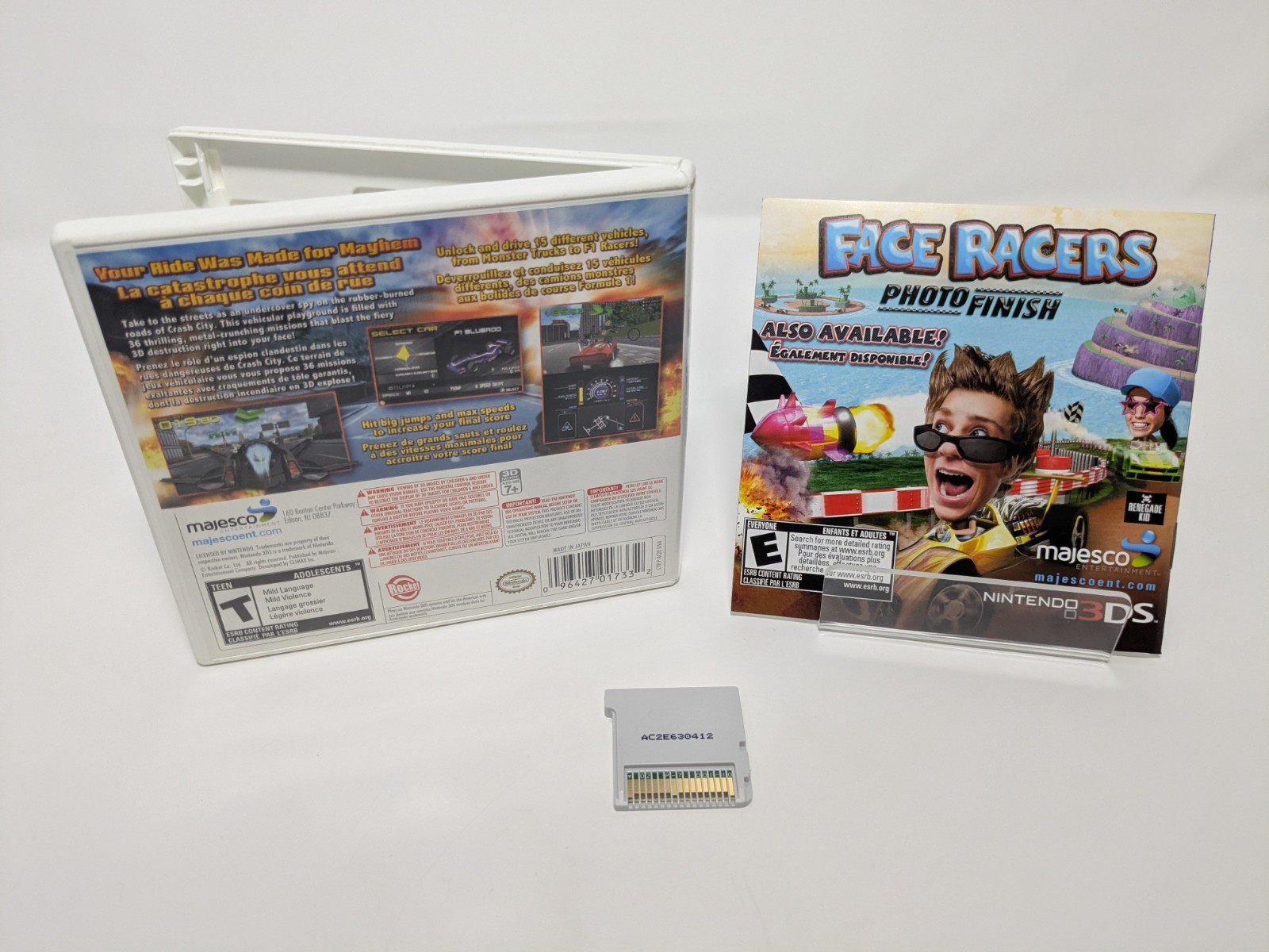 Crash City Mayhem Nintendo 3DS 2013 Complete CIB Tested Majesco Rocket Authentic