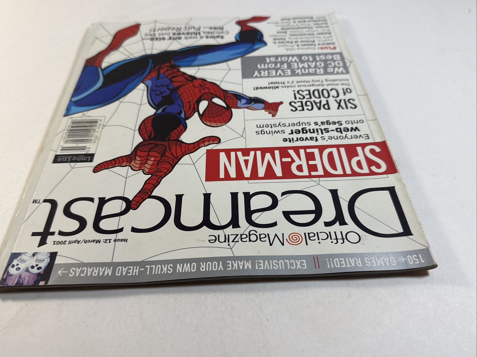 Sega Dreamcast Spider-man Official Magazine Issue 12 March/April 2001