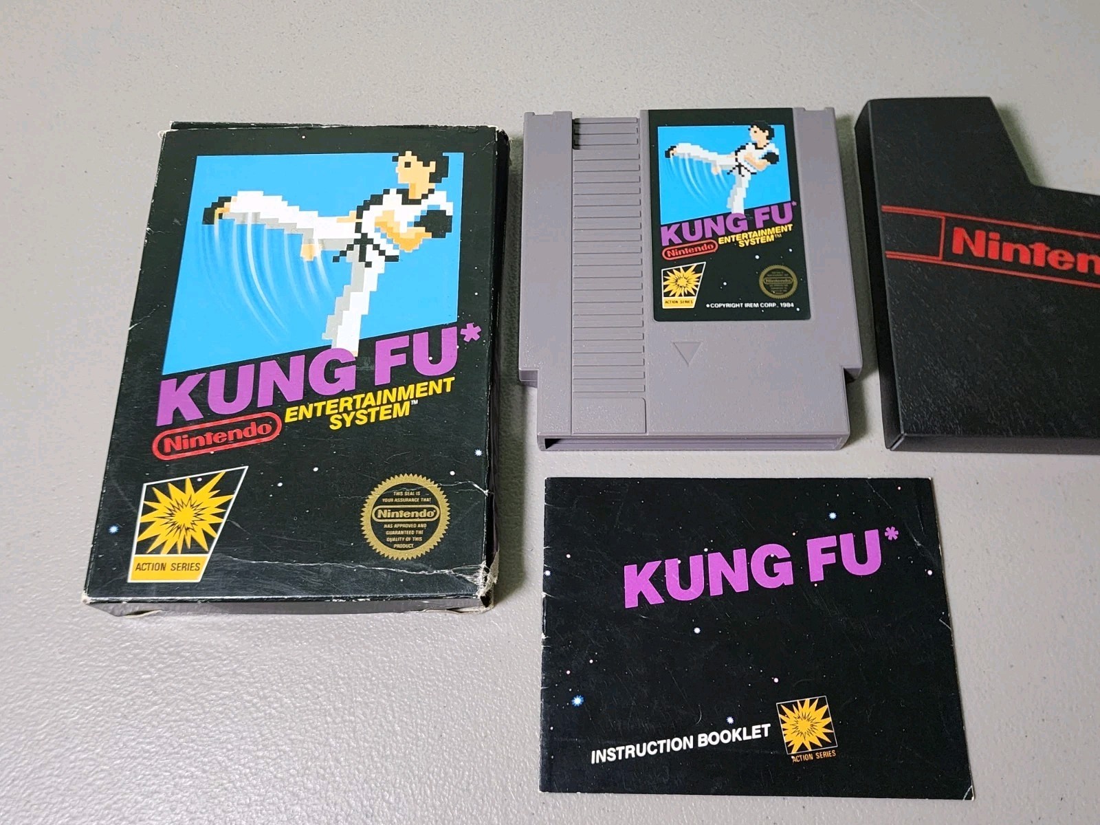 Kung Fu (Nintendo Entertainment System, 1985) CIB Complete Tested *READ*