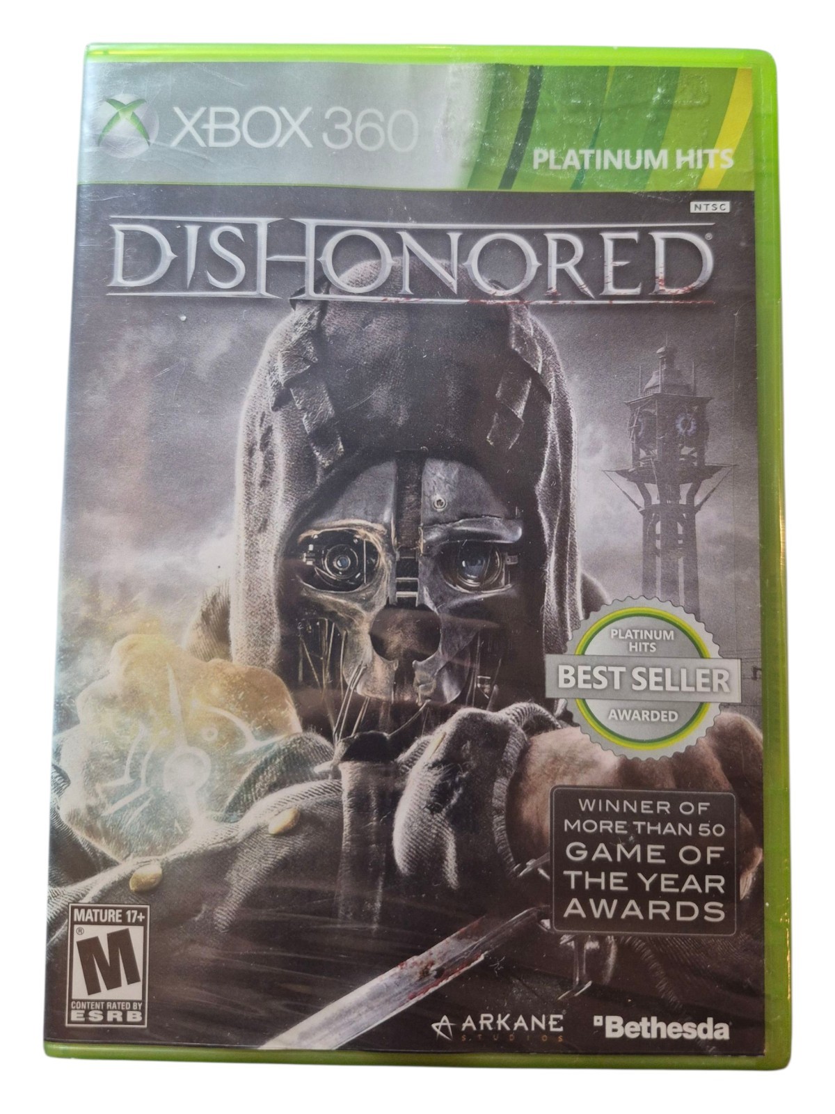 Dishonored Microsoft Xbox 360 2012 FACTORY SEALED