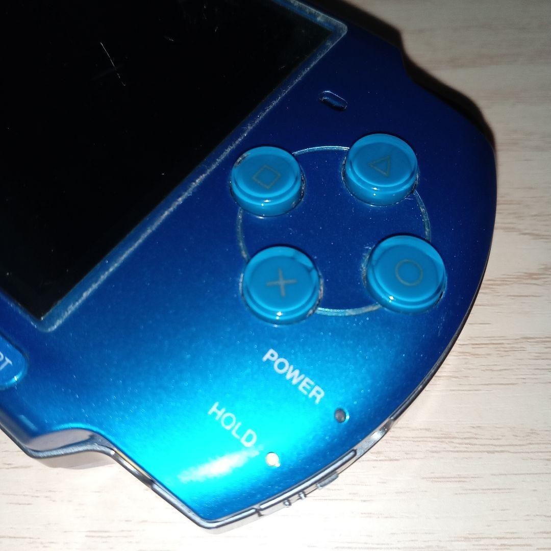 Sony PSP-3000 Vibrant Blue Console CIB Tested