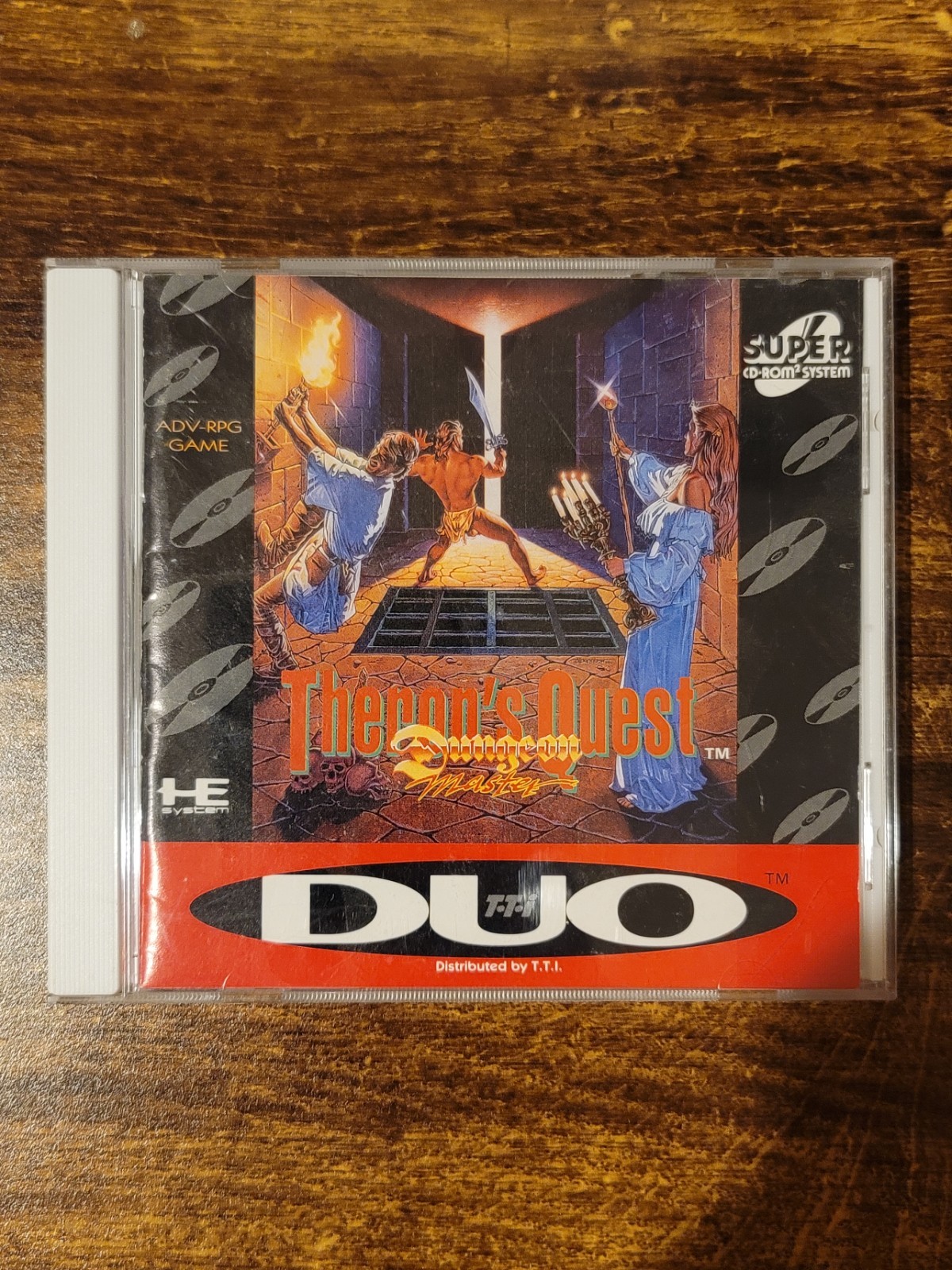 Dungeon Master: Theron’s Quest TurboGrafx 16 CD Turbo Duo US Version Complete