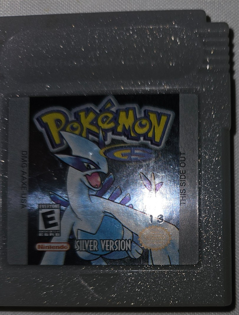 Pokemon Silver Cartridge Only Authentic Nintendo Game Boy New Battery USA Saves