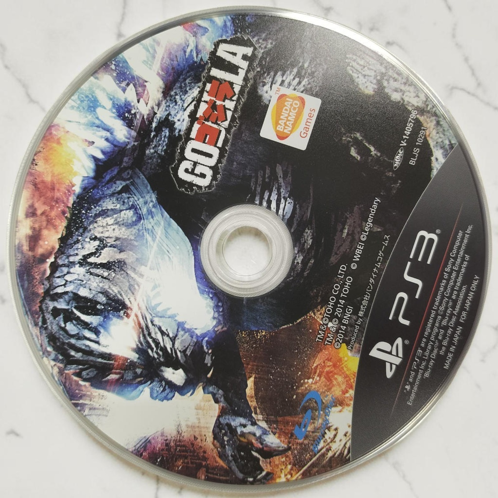 Godzilla PS3 PlayStation 3 Game Bandai Namco Tested Working Used Japan
