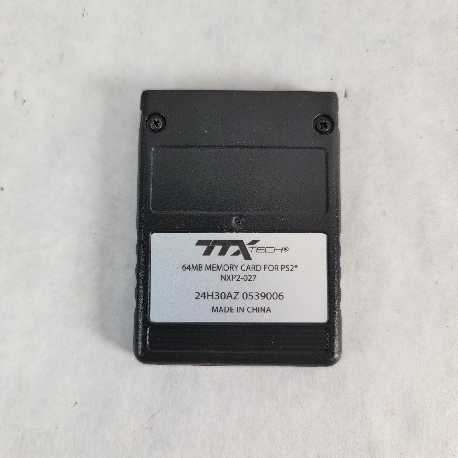 TTX Tech 64 MB Sony PlayStation 2 64MB Memory Card Black NXP2-027