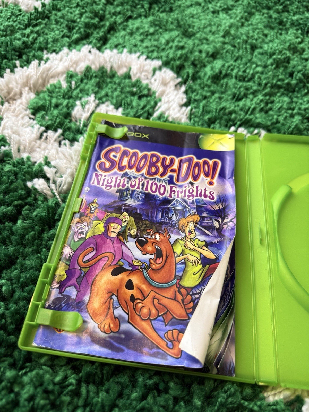 Scooby-Doo Night of 100 Frights (Microsoft Xbox, 2003) Case Only