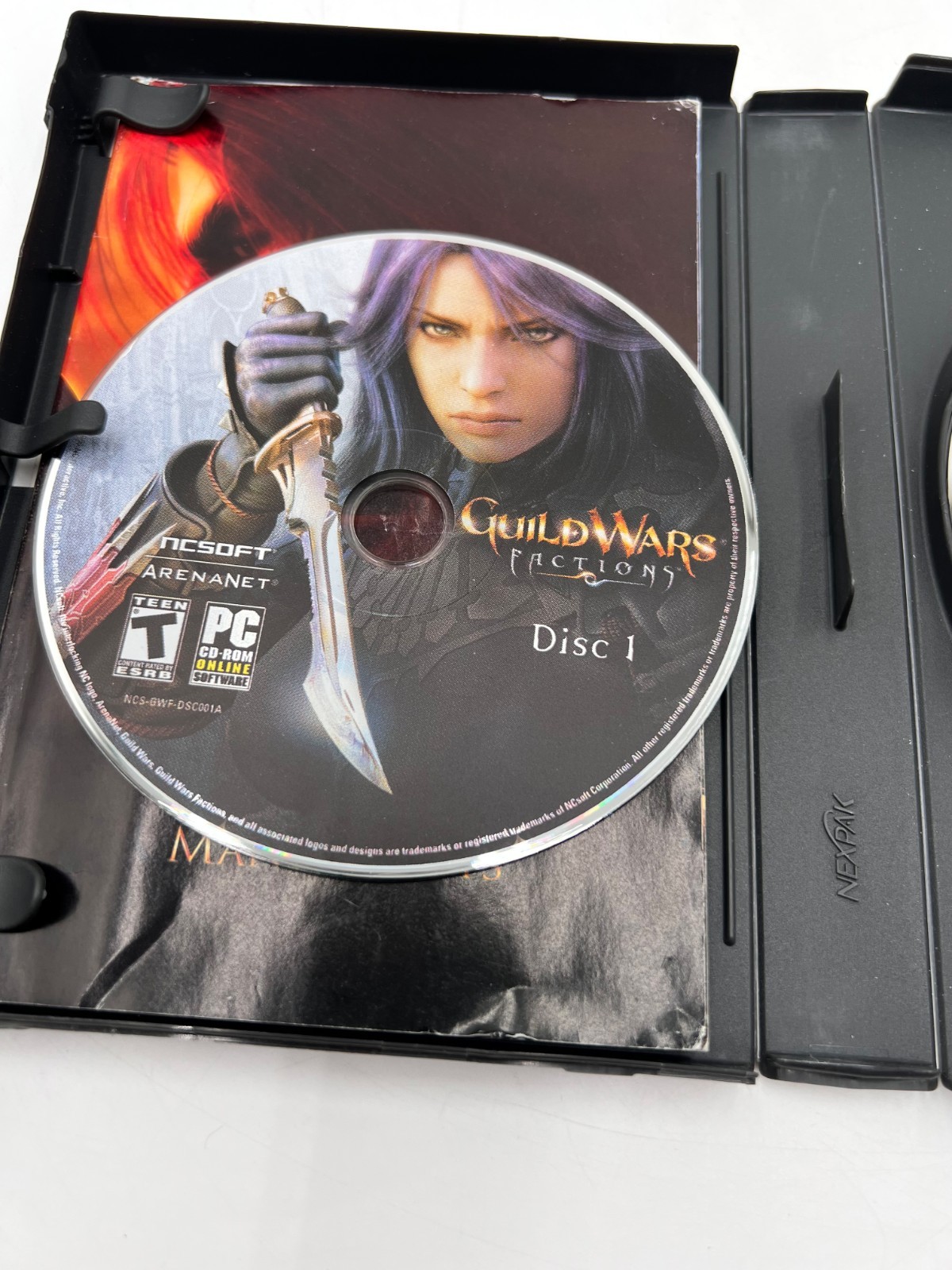 Guild Wars Factions PC Big Box Complete RPG Game NCSoft ArenaNet Vintage
