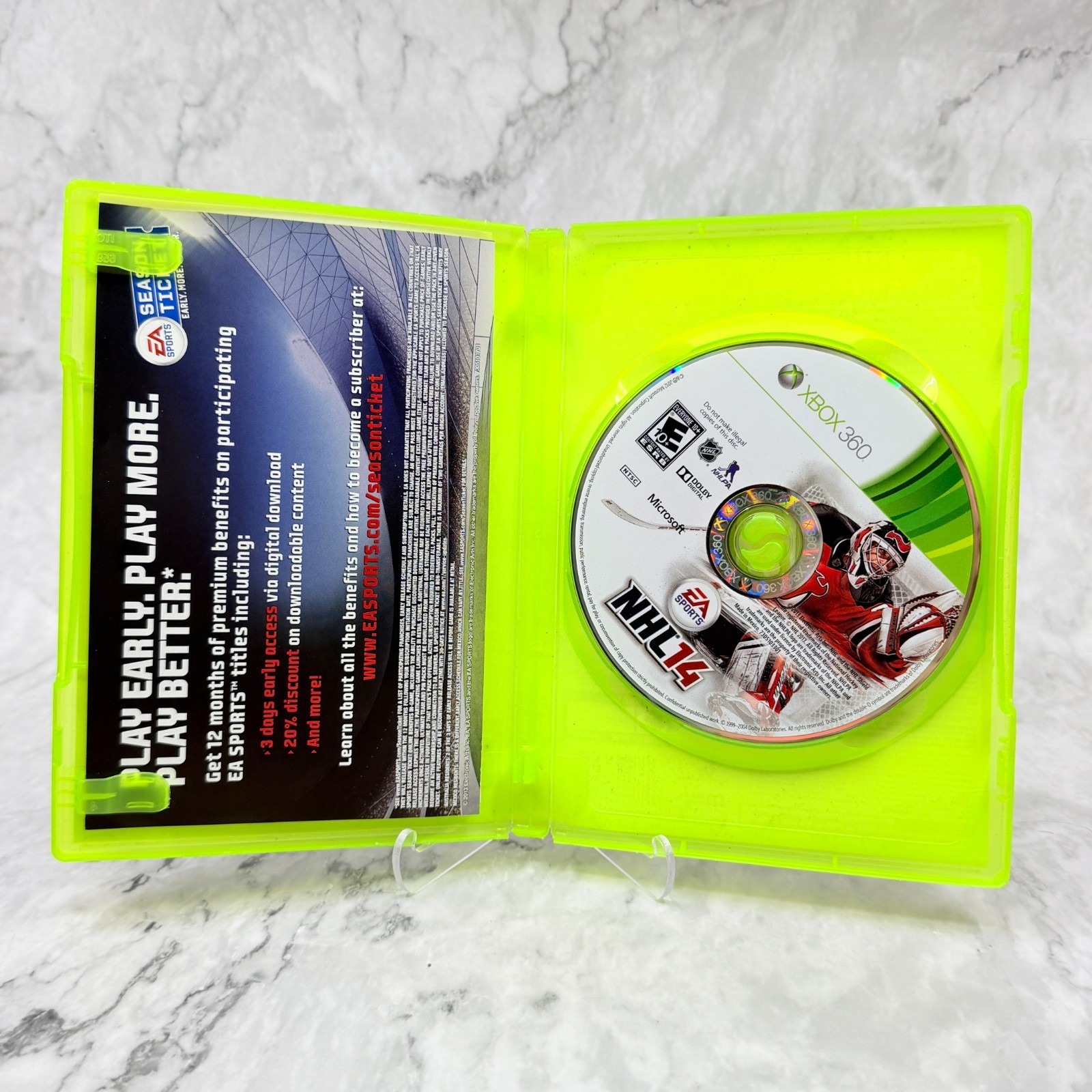 NHL Lot of 6 Xbox 360 Hockey Games 07 08 09 11 12 14 CIB Tested Working
