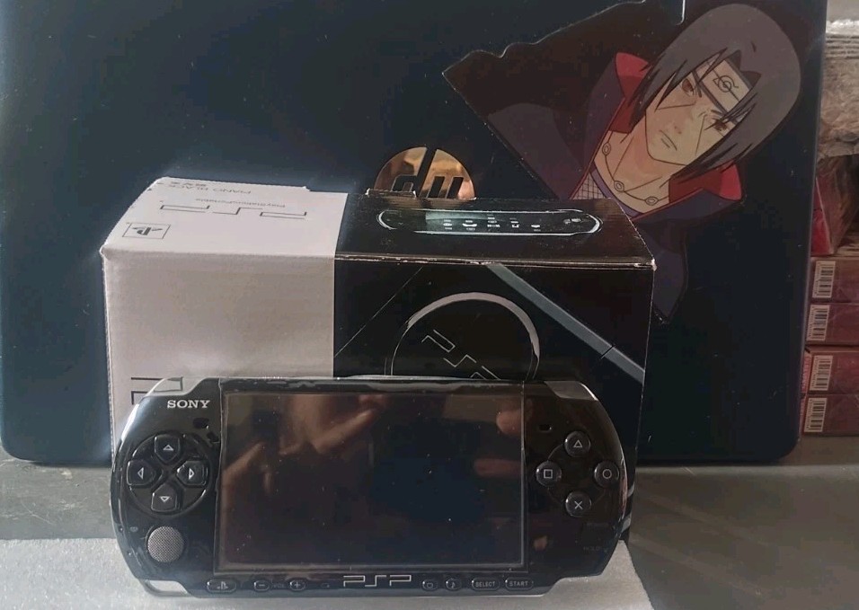 Sony PSP 3000 Piano Black Handheld Console 64GB Free Games Region Free