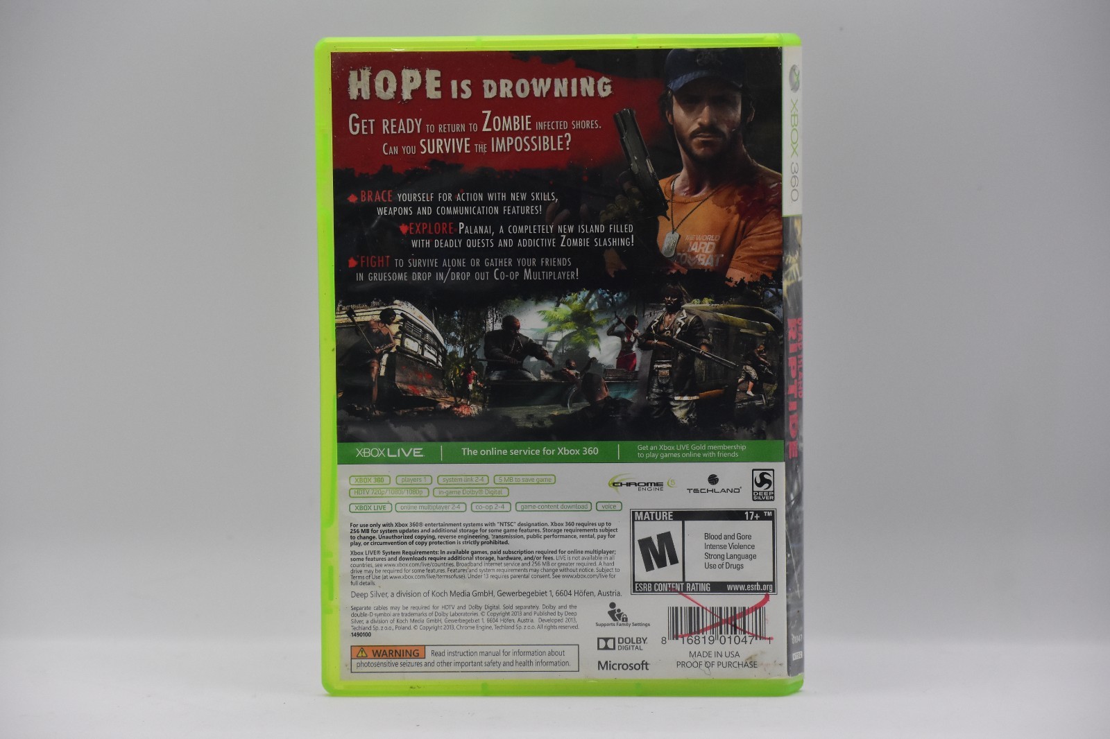 Dead Island Riptide for xbox 360