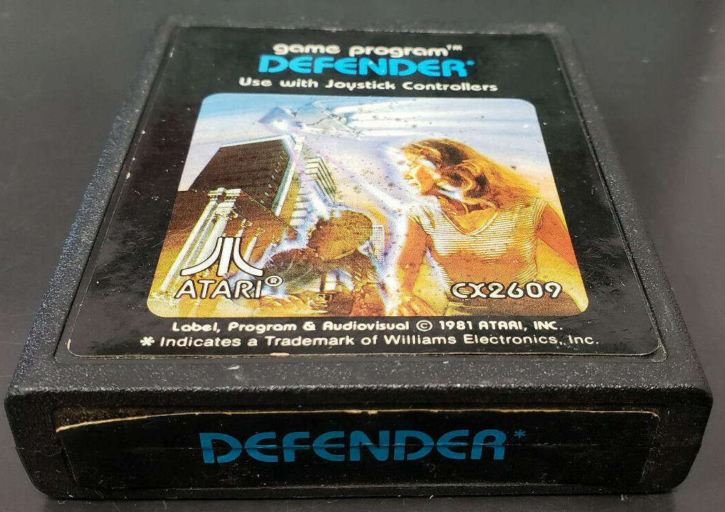 Vintage DEFENDER for the Atari 2600 Cart Only