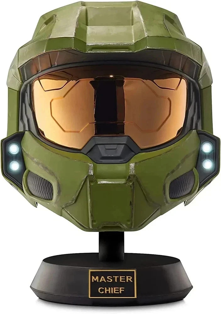 Halo Master Chief Deluxe Helmet with Stand – LED Light | free shipping