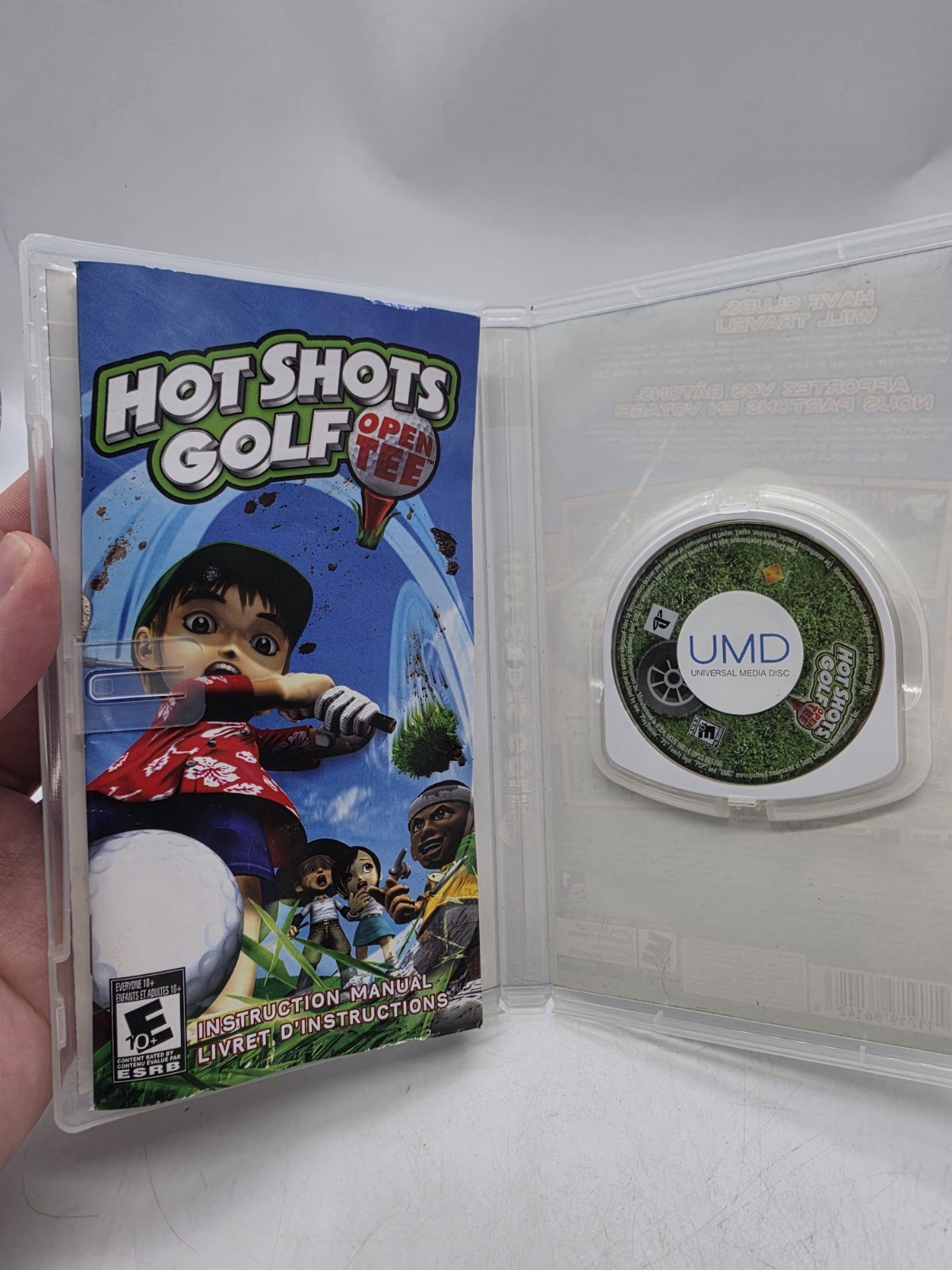 Hot Shots Golf Open Tee PSP CIB Complete Mint Tested