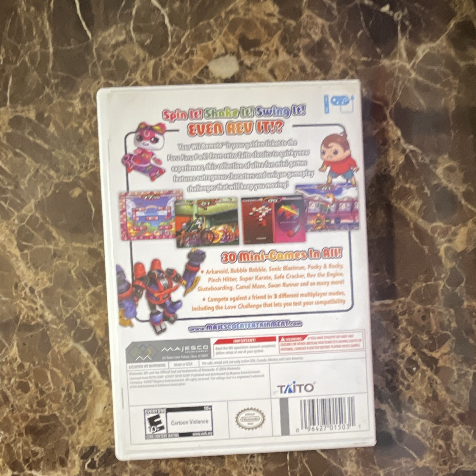 Majesco Furu Furu Park Nintendo Wii Game E10+ NTSC-U/C Multiplayer 2007
