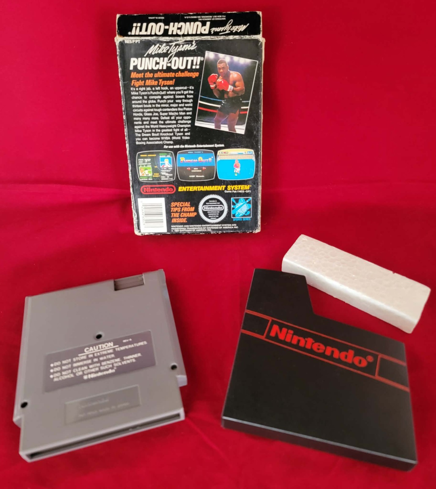 Mike Tyson’s Punch-Out🥊1987 Authentic NES in Box