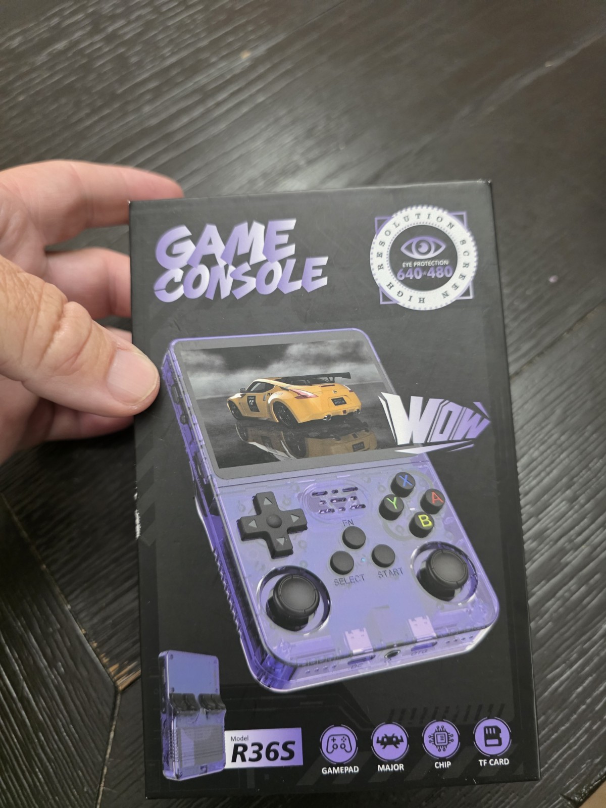 R36S Retro Handheld Video Game Console BLACK Linux 3.5″ IPS Vintage ROM New