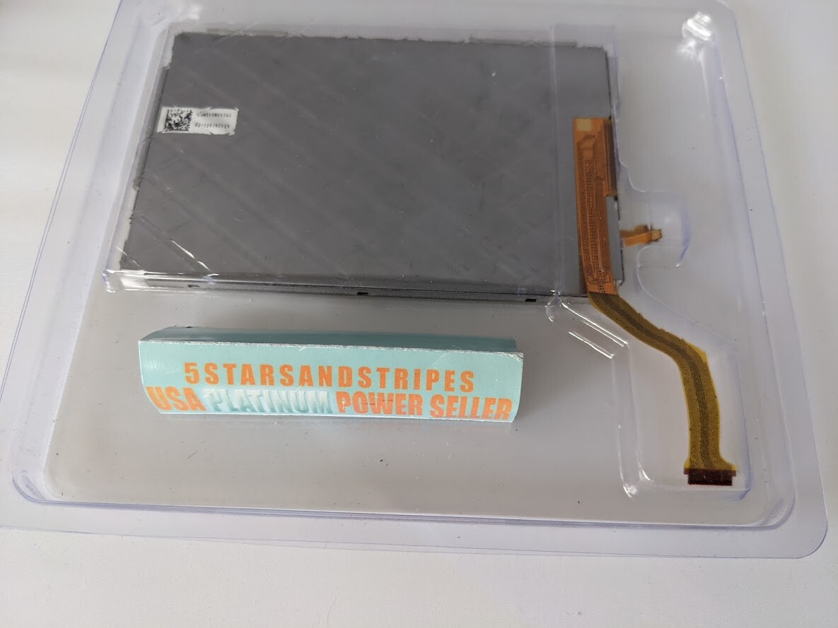 Replacement Top Upper LCD Screen Display 2015 Nintendo NEW 3DSXL NEW3DSXL REDSV