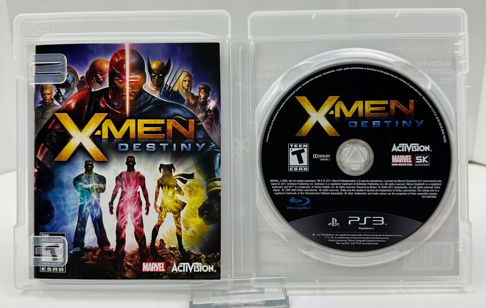 X-Men: Destiny (Sony PlayStation 3, 2011) CIB