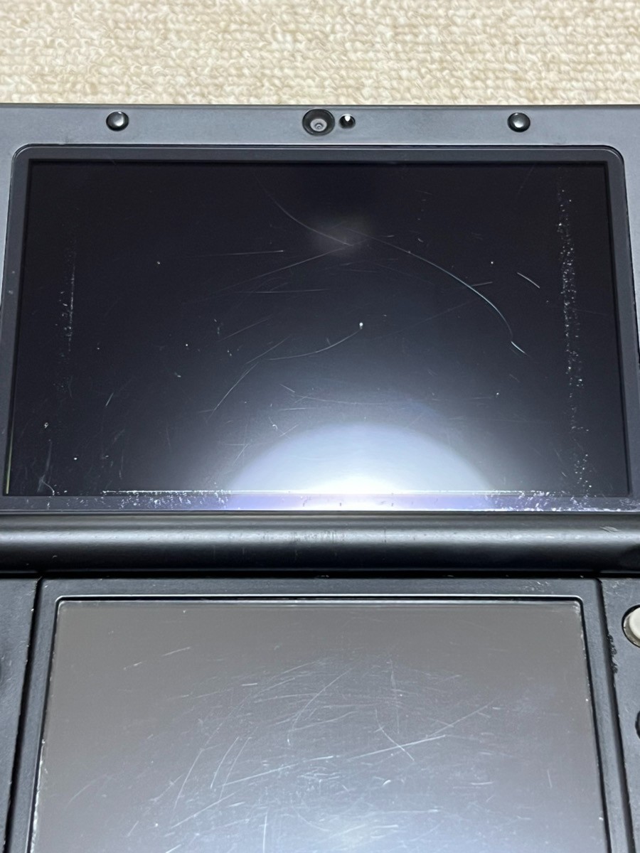 New Nintendo 3DS XL LL Black Lime Console region Japanese B956