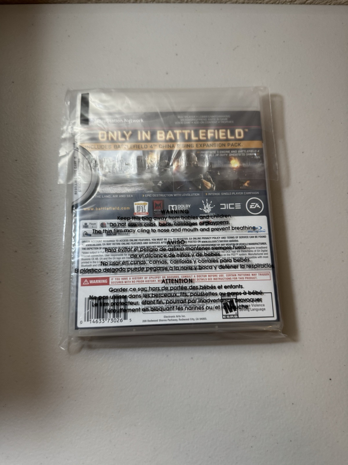 Battlefield 4 (Sony PlayStation 3, 2013) Brand New & Sealed!!