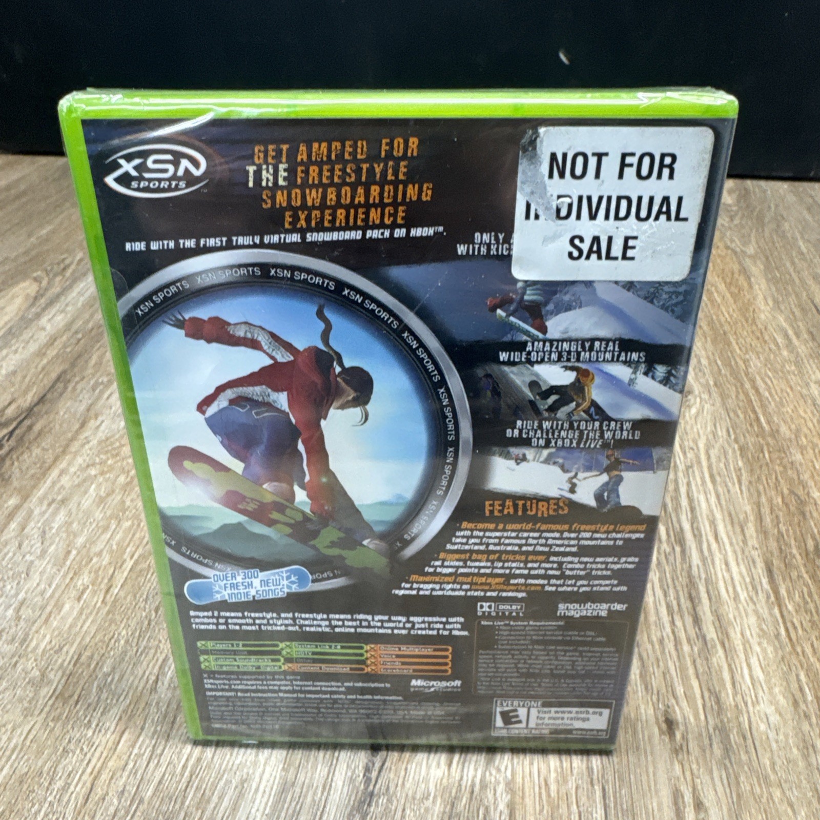 SEALED Amped 2 Video Game (Microsoft Xbox, 2003)