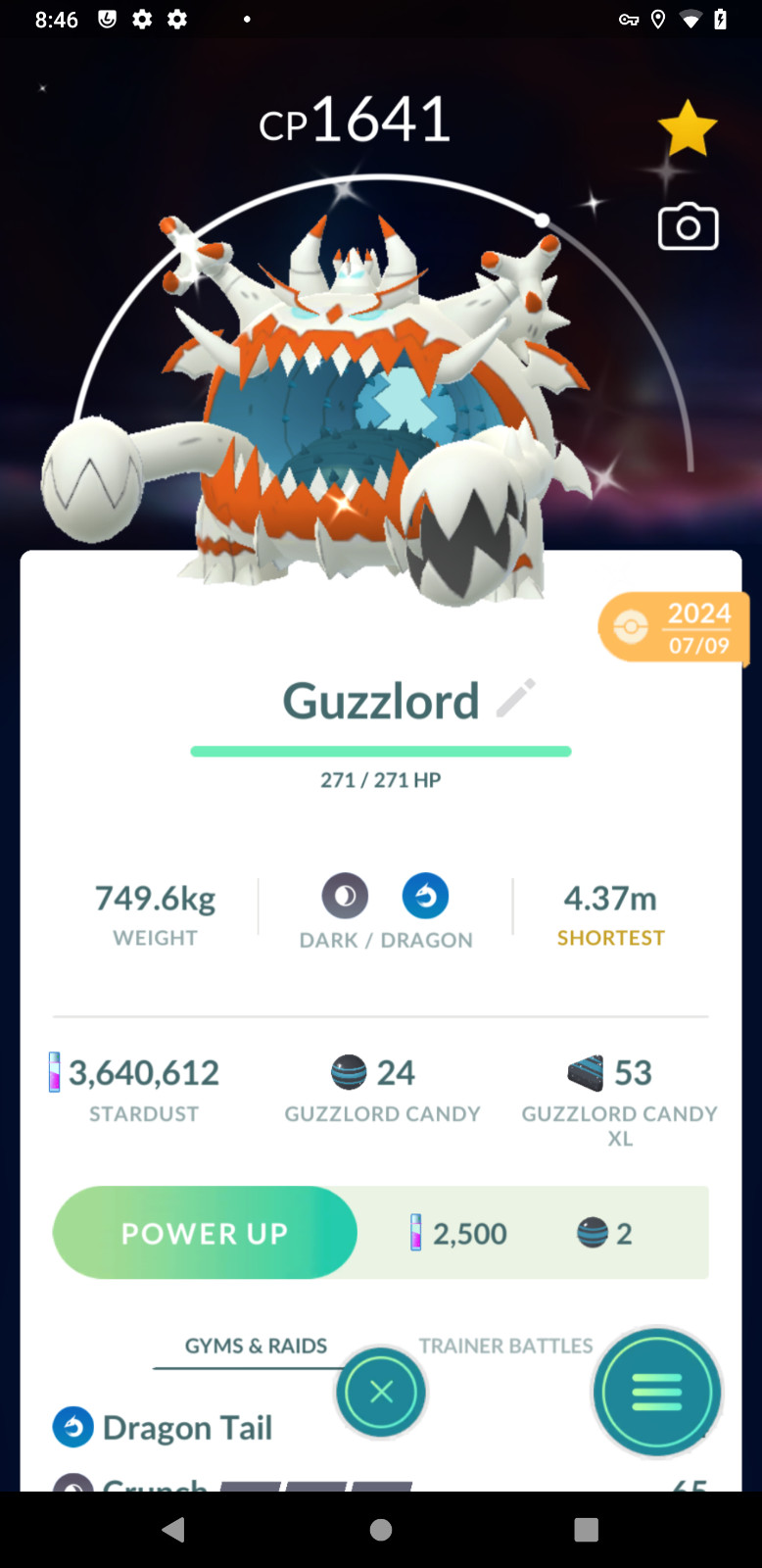 Shiny Guzzlord – Tr-de 1M stardust
