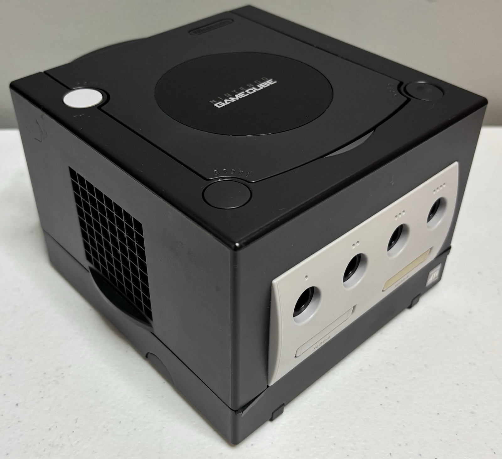Nintendo GameCube Black Console DOL-001 USA Digital AV Out – Works After Warm Up