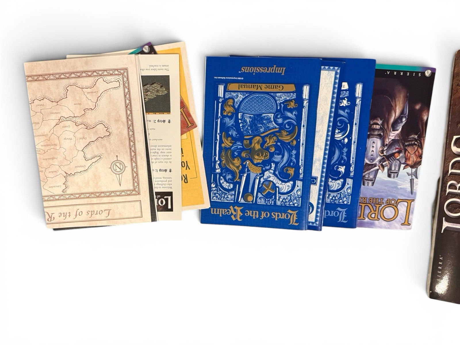 Lords of The Realm: Royal Collection Sierra PC 1997 Big Box Complete Open Box