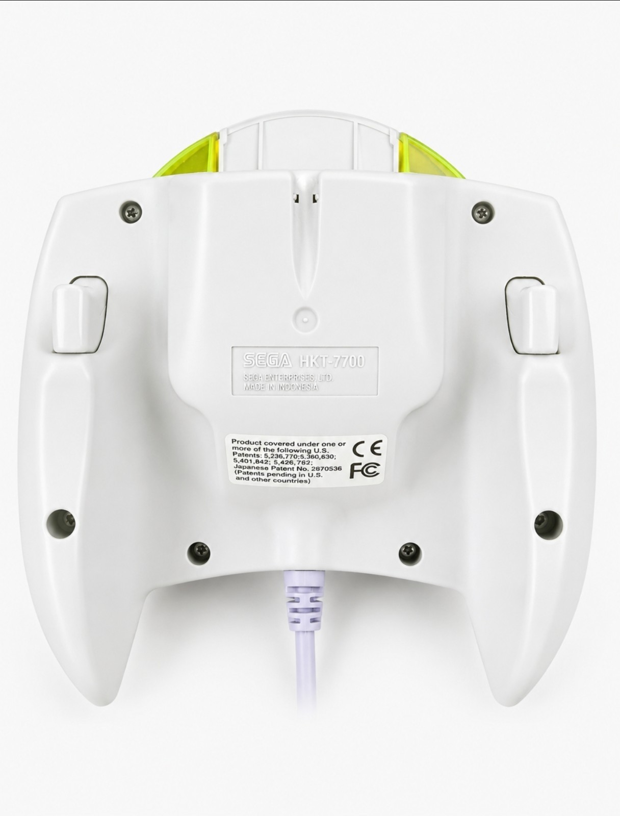 Sega Dreamcast Translucent Yellow Controller & VMU Working Same Day Shipping