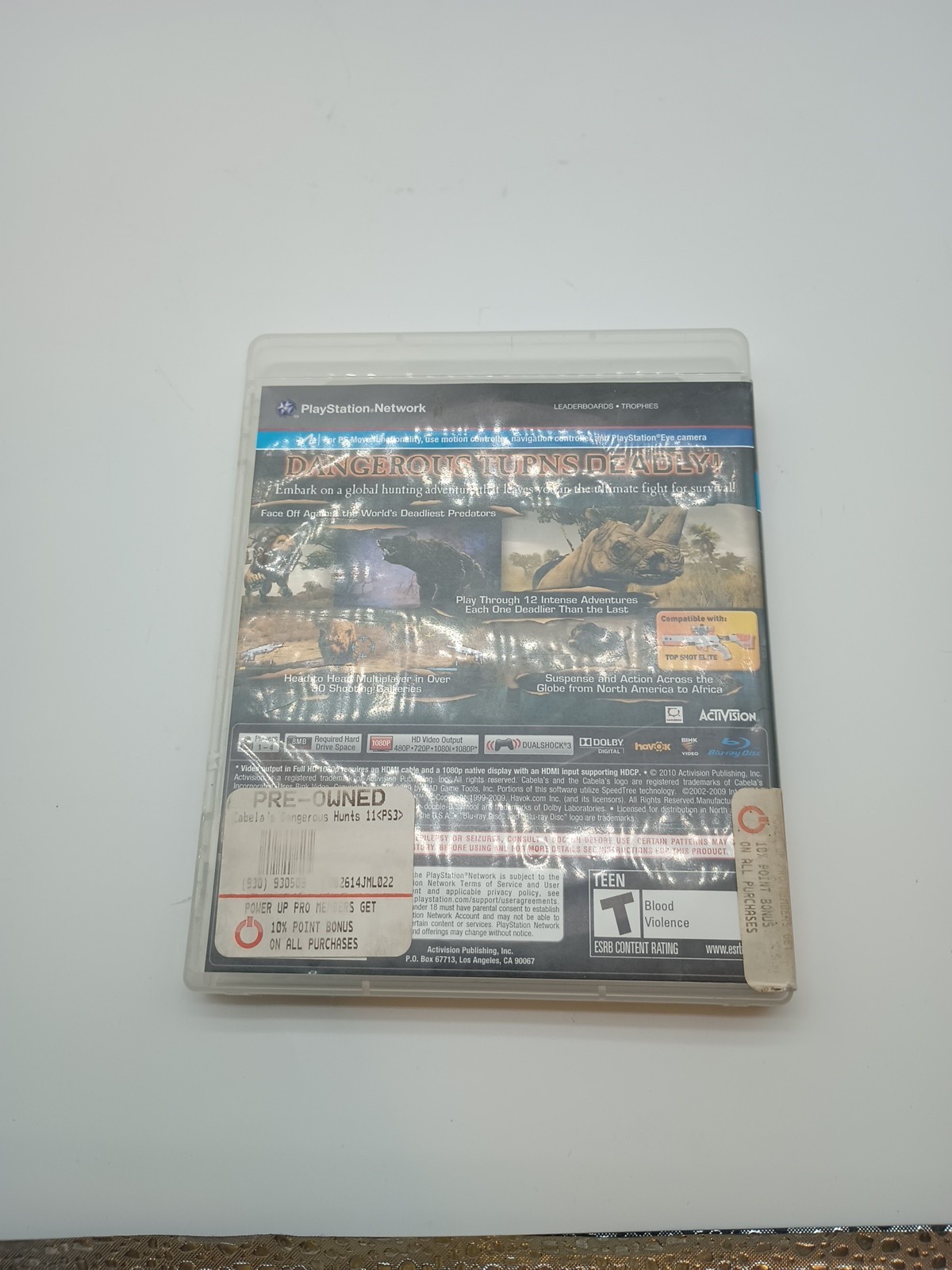 Cabela’s Dangerous Hunts 2011 (Sony PlayStation 3, 2010)