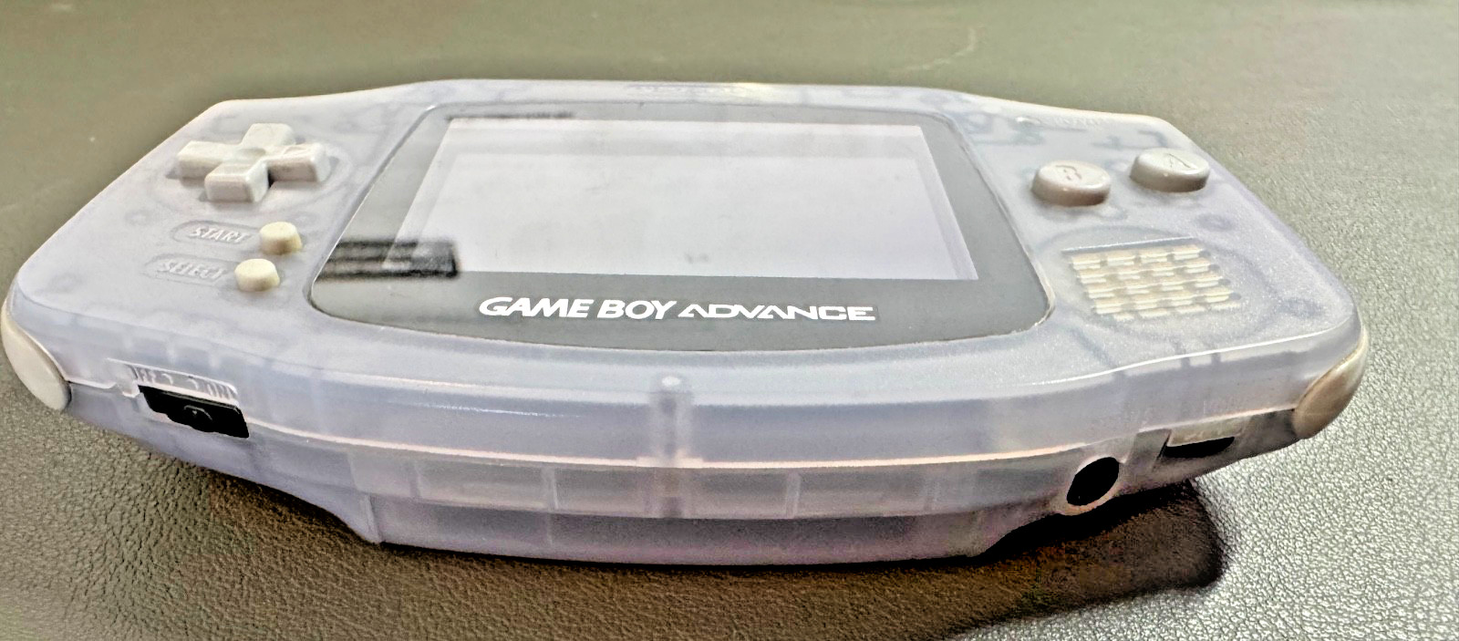 Nintendo Game Boy Advance AGB-001 Glacier 1. Works Perfect! Bonus accessories!