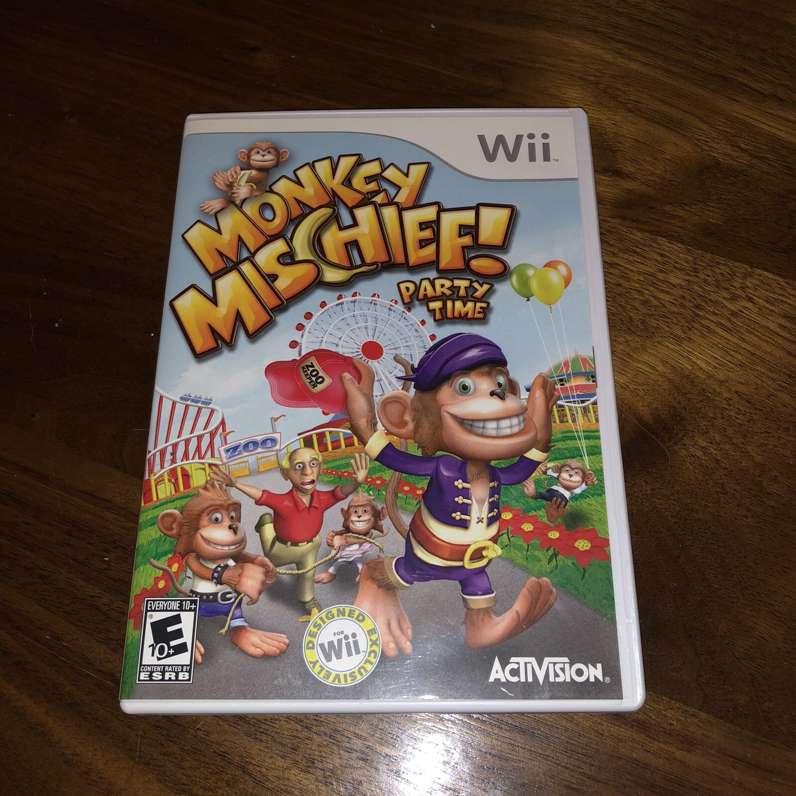Monkey Mischief Party Time (Nintendo Wii) Game Complete With Case And Manual