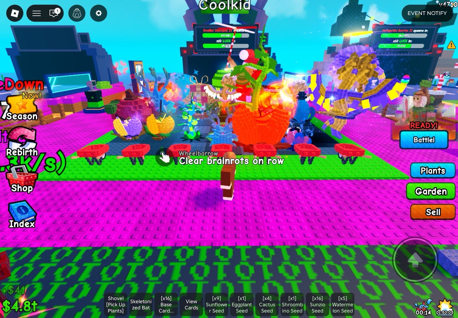 Plants vs brainrots OP plants (You can pick any plant you want)