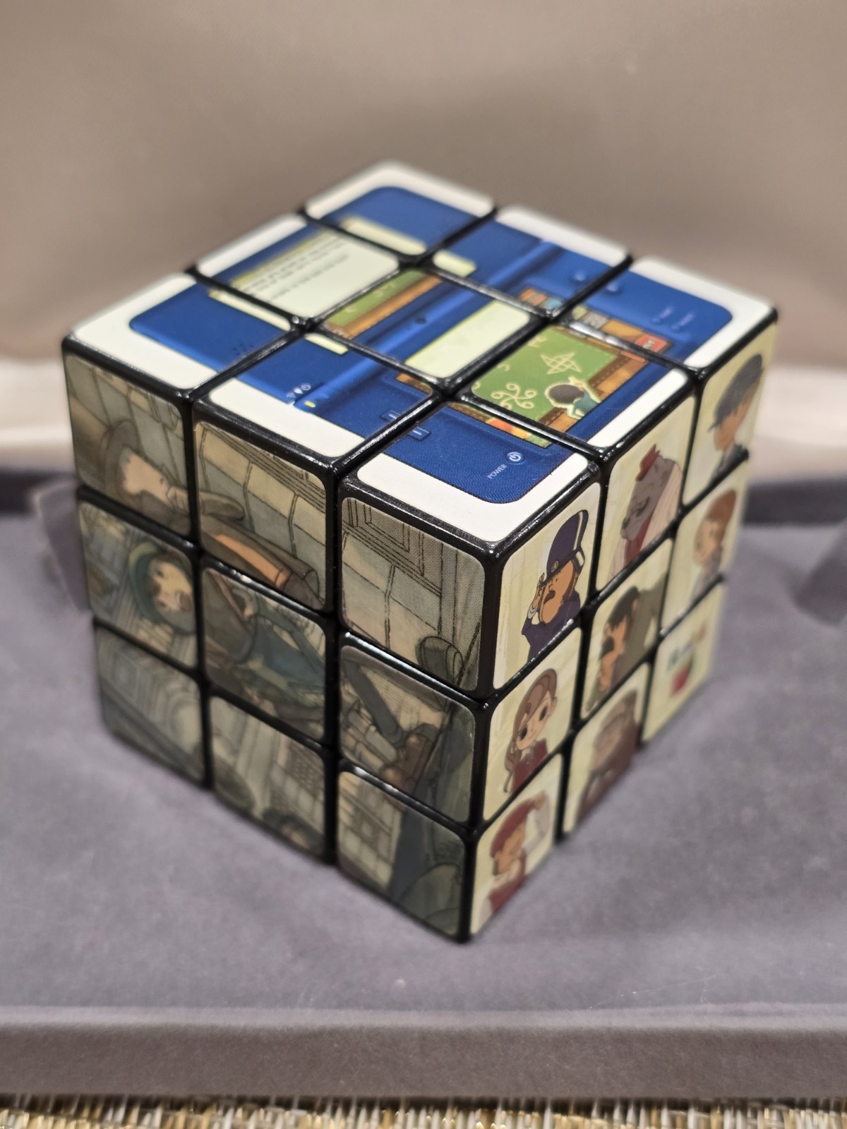 Nintendo Promotional Professor Layton and the Unwound Future Rubik’s Cube Rare!!
