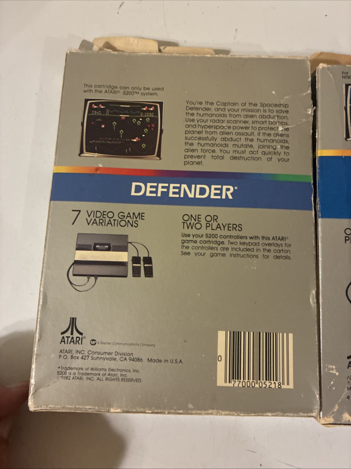 Lot Of 3 Vintage Atari 5200 Cartridges In Original Boxes With Manuals