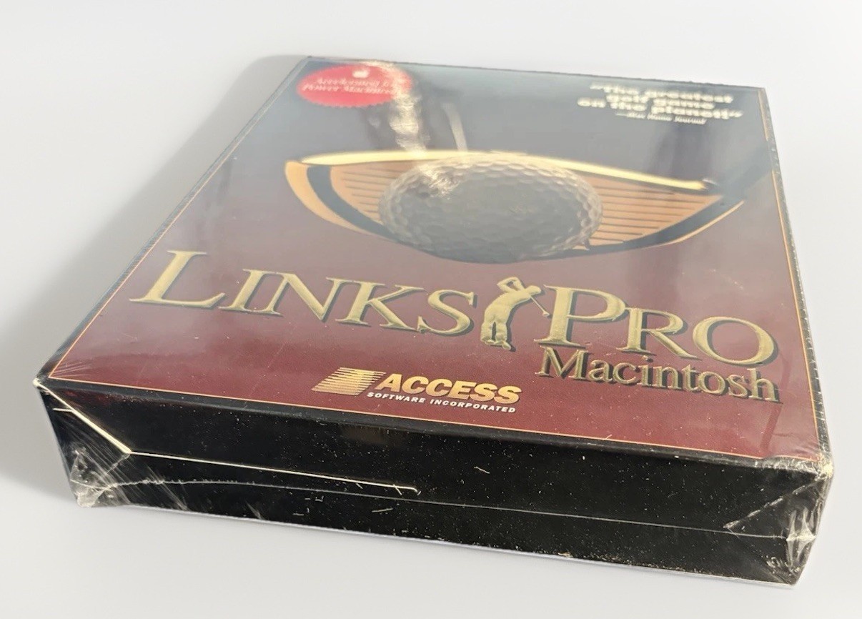 1994 Links Pro Macintosh Golf 3.5” Floppy Disks SEALED RARE MINT