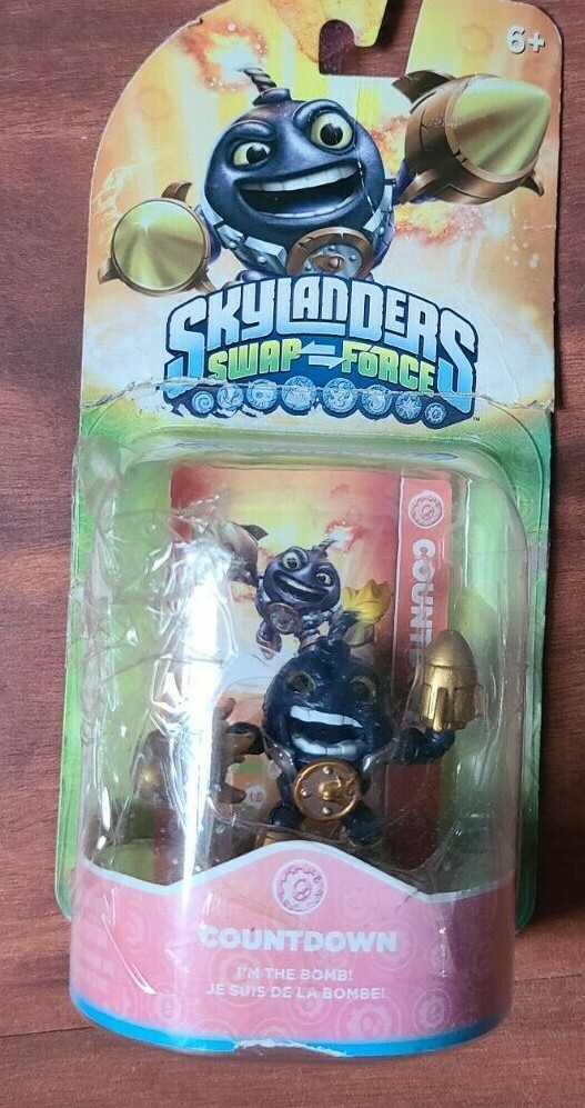 Skylanders Swap-Force COUNTDOWN Figure Blue NEW OPEN PACKAGE